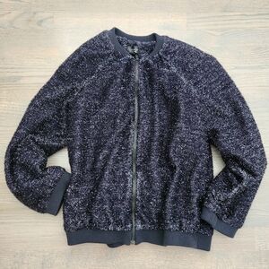 Topshop Black Bomber Jacket